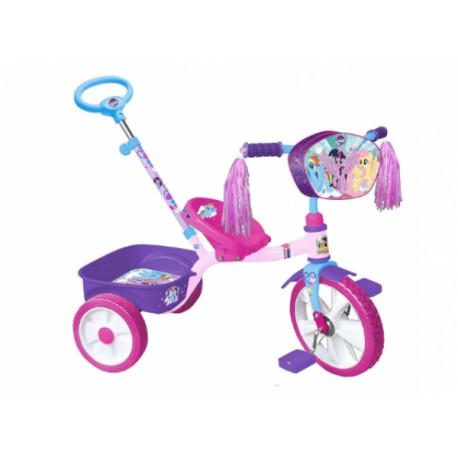 Triciclo Apache My Little Pony R12 Barra Empuje-JuguetesFugaz-