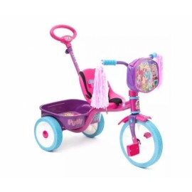 Triciclo Shopkins con barra empuje-JuguetesFugaz-