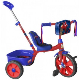 Triciclo Spiderman con Bastón-JuguetesFugaz-