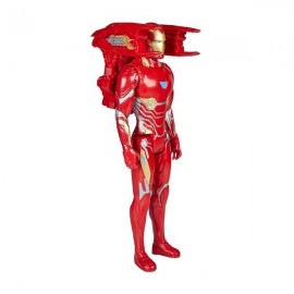 Avengers  Titan Hero Power FX Iron Man 12 Pulgadas  - Hasbro-JuguetesFugaz-